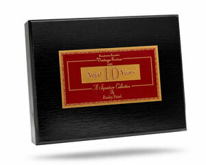Rocky Patel Vintage 1992 Aged 10 Years Empty Wooden Cigar Box Black Lacquer